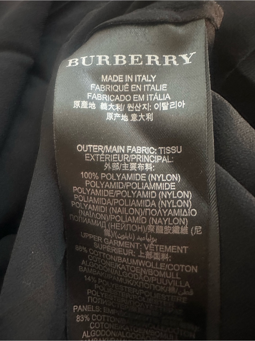 Burberry Prorsum NWT Lace Midi Dress Italy Burgundy Navy High Low EU42 US6 - Picture 15 of 16